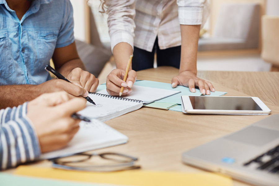 Équipe au travail